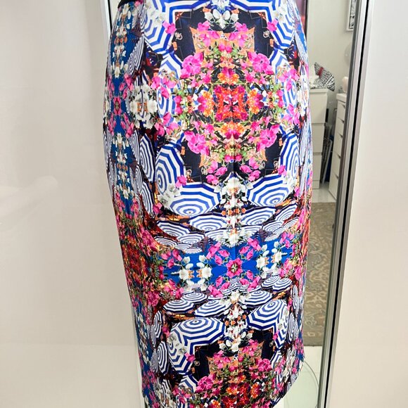 Milly For Kohl's Collection "Umbrella" Pencil Skirt SZ M - Picture 10 of 16